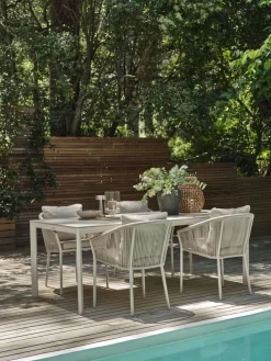 KUMLA + GILJAKUMLA L200 table + 4 GILJA chaises beige