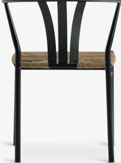 KUMLA + TAGMARKKUMLA L150 table gris + 4 TAGMARK chaises noir