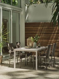 KUMLATable de jardin KUMLA l95xL150 beige