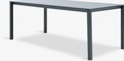 LANGET + KRISTIANSTADLANGET L207 table noir + 4 KRISTIANSTAD chaises vert