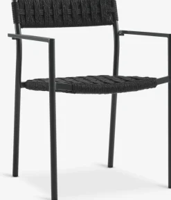 LANGET + TRILLEVALLENLANGET L207 table + 4 TRILLEVALLEN chaises noir