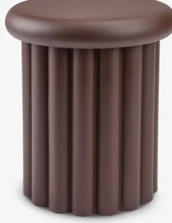LAPPUGLEPiédestal LAPPUGLE Ø39xH45 aubergine