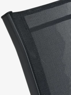 LEKNESChaise empilable LEKNES noir