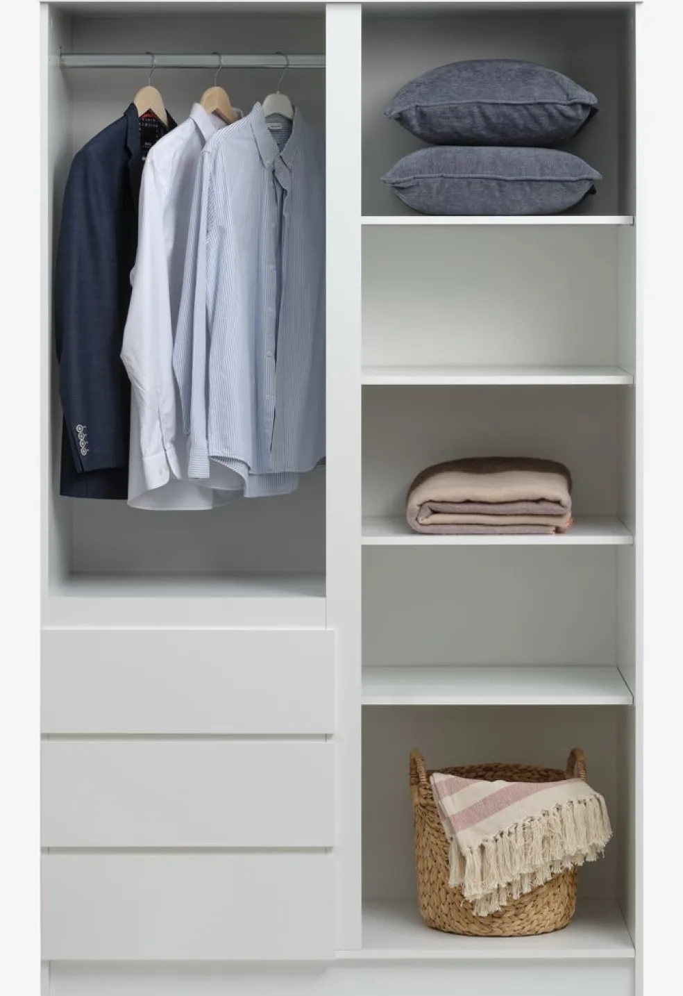 LIMFJORDENArmoire LIMFJORDEN 120x200 combi blanc