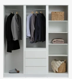 LIMFJORDENArmoire LIMFJORDEN 180x200 combi blanc