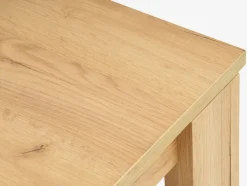 LINTRUPTable LINTRUP 90x190/280 coloris chêne naturel