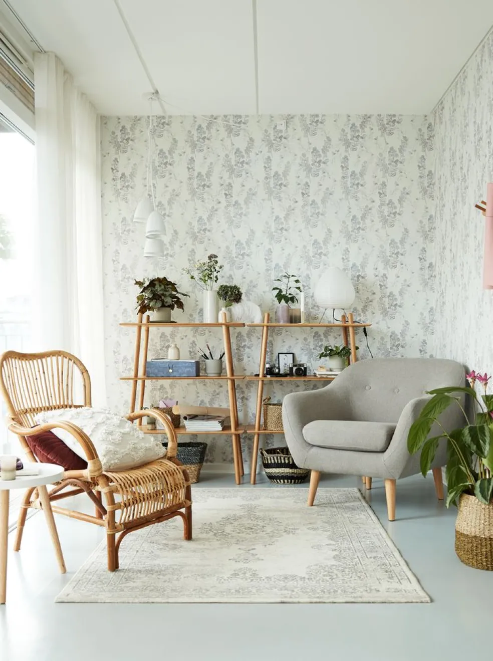 LISELEJEFauteuil LISELEJE dossier haut naturel