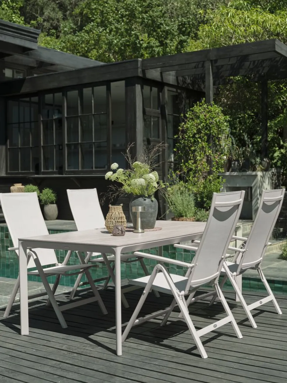 LOMMAChaise inclinable LOMMA beige