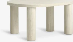 LUNDEBORGTable basse LUNDEBORG 68x85 coloris travertin