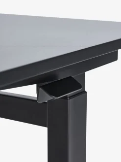 LUNDTOFTBureau à hauteur réglable a/vérin à gaz LUNDTOFT 70x130 noir