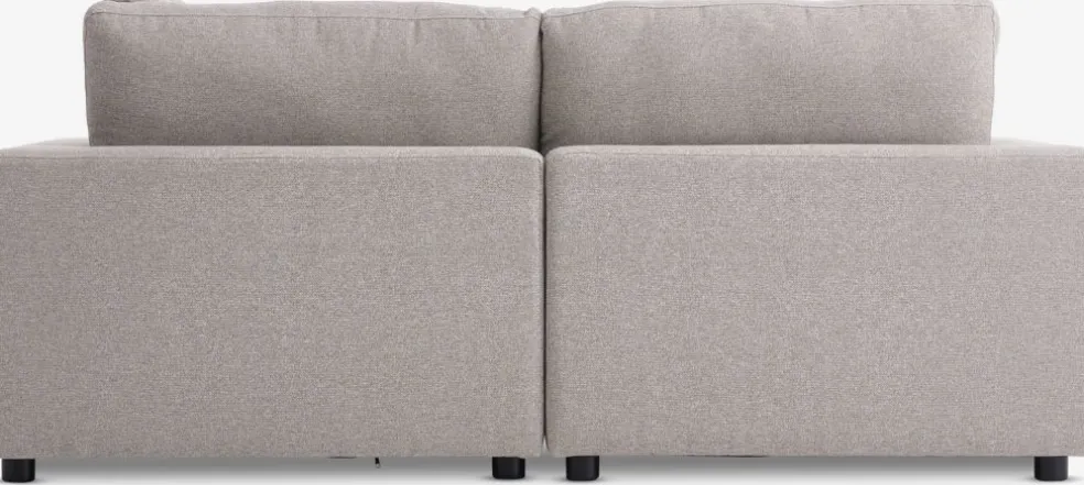 LYBYCanapé modulable LYBY 2 places tissu sable