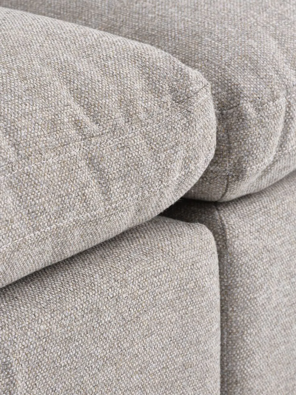 LYBYCanapé modulable LYBY 2 places tissu sable