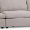 LYBYCanapé modulable LYBY 3 places tissu sable