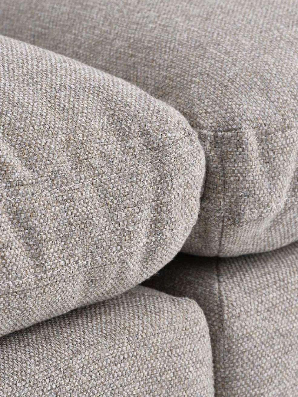 LYBYCanapé modulable LYBY 3 places tissu sable