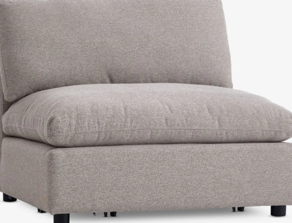 LYBYModule canapé LYBY central tissu sable
