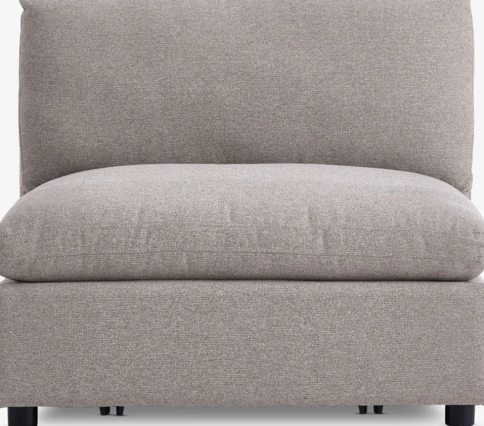LYBYModule canapé LYBY central tissu sable