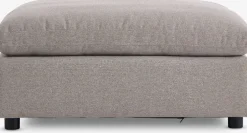 LYBYModule canapé LYBY méridienne/pouf tissu sable