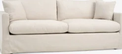 LYNGAACanapé LYNGAA 3 places housse amovible tissu beige