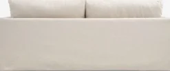 LYNGAACanapé LYNGAA 3 places housse amovible tissu beige
