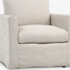 LYNGAAFauteuil LYNGAA housse amovible tissu beige