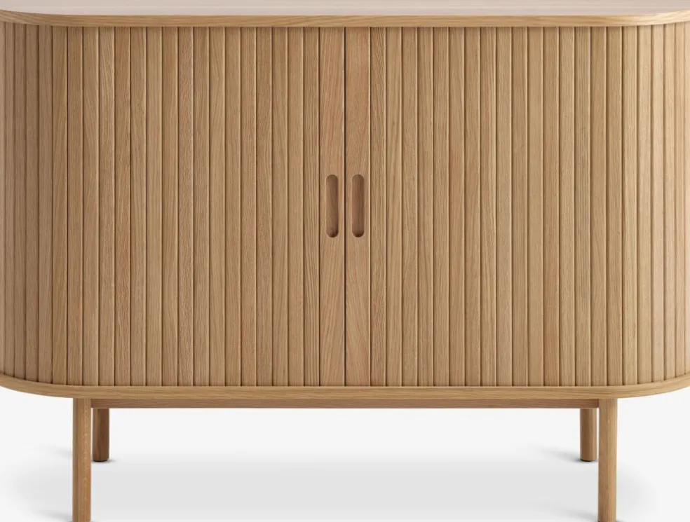 LYNGVIGBuffet LYNGVIG 120cm 2 portes tambours chêne naturel