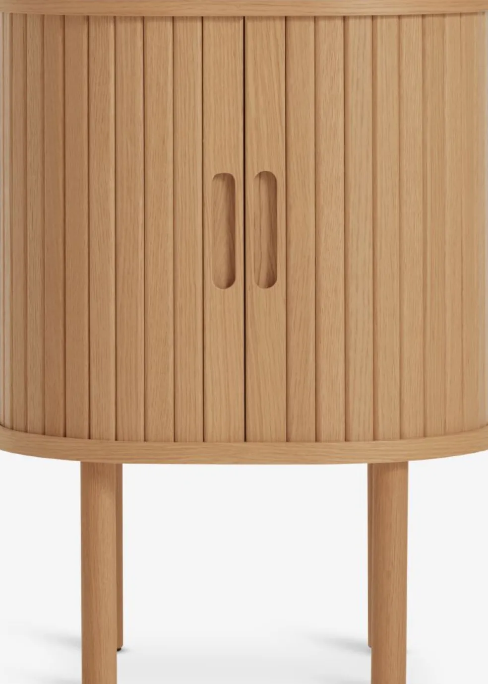 LYNGVIGTable de nuit LYNGVIG 2 portes tambours chêne naturel