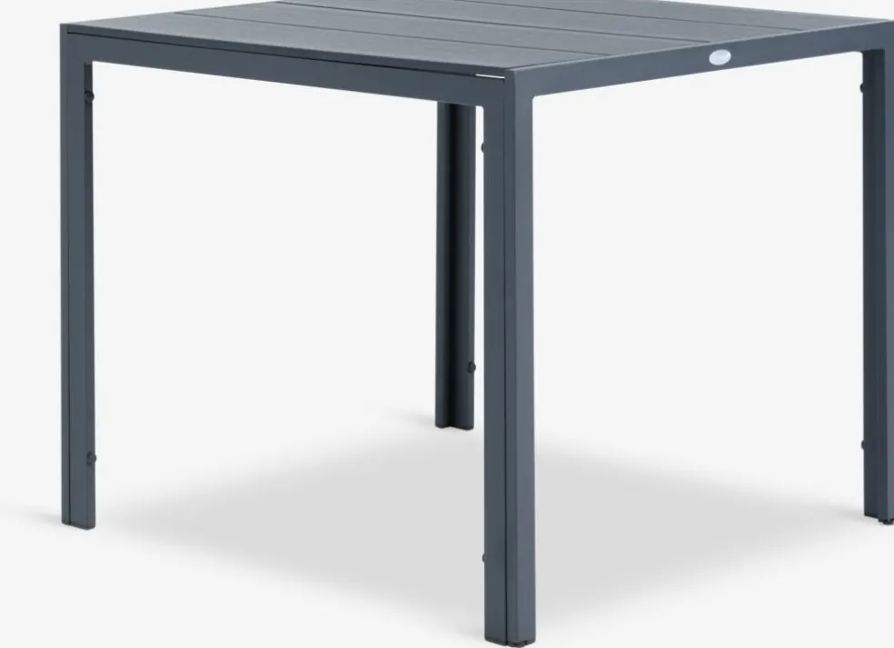 MADERUP + GUDHJEMMADERUP L90 table + 4 GUDHJEM chaises noir