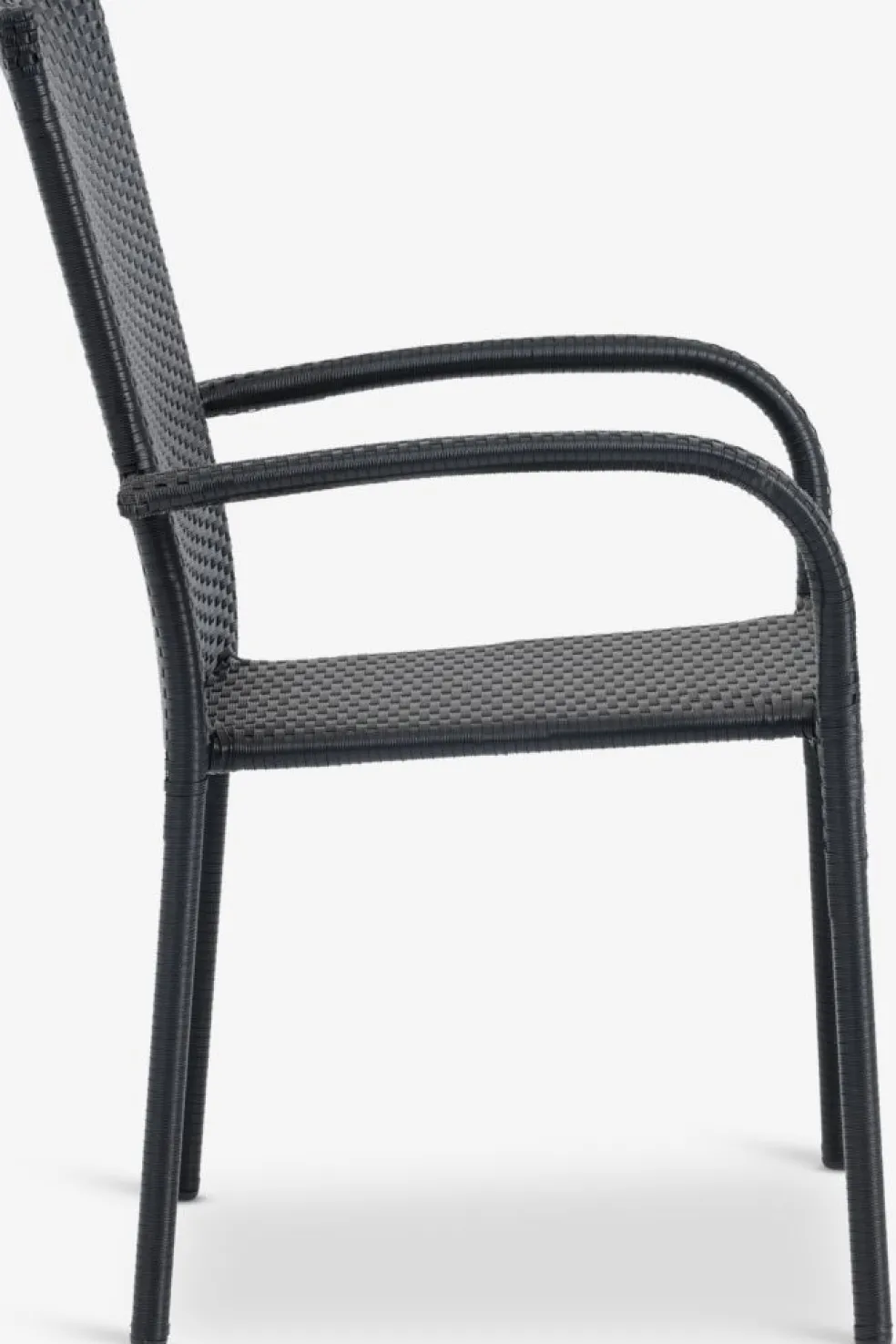 MADERUP + GUDHJEMMADERUP L150 table + 4 GUDHJEM chaises noir