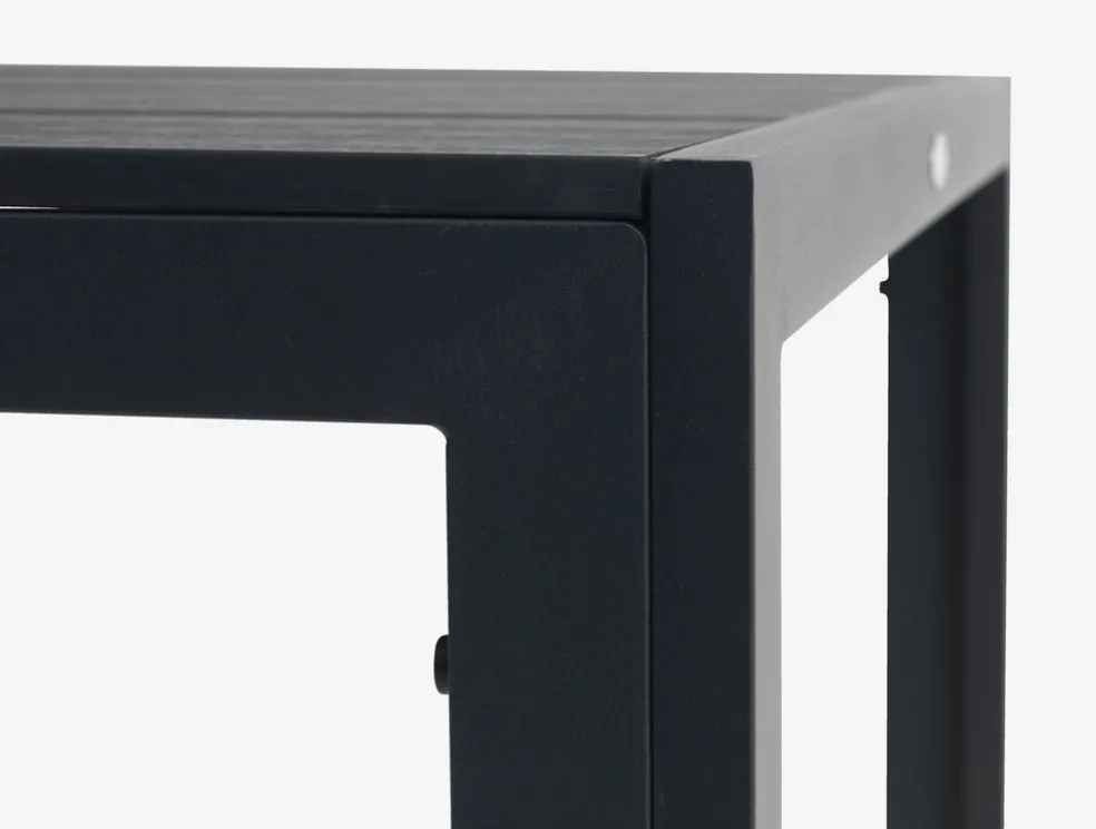 MADERUP + GUDHJEMMADERUP L150 table + 4 GUDHJEM chaises noir