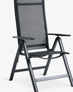 MADERUP + LOMMAMADERUP L205 table noir + 4 LOMMA chaises inclinables noir