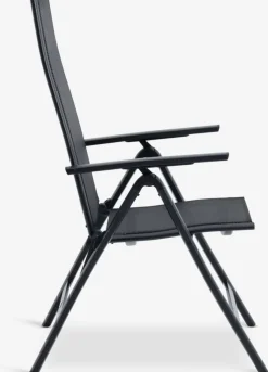 MADERUP + LOMMAMADERUP L205 table noir + 4 LOMMA chaises inclinables noir