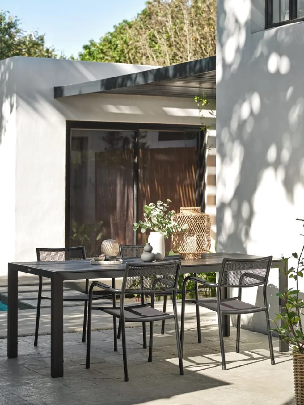 MADERUPTable de jardin MADERUP l90xL205 noir