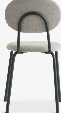 MALTChaise MALT tissu sable/noir