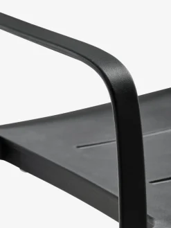 MARIELYST + INGSTRUPMARIELYST L205 table gris + 4 INGSTRUP chaises noir