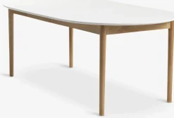 MARSTRANDTable MARSTRAND Ø110/110x200 blanc/naturel