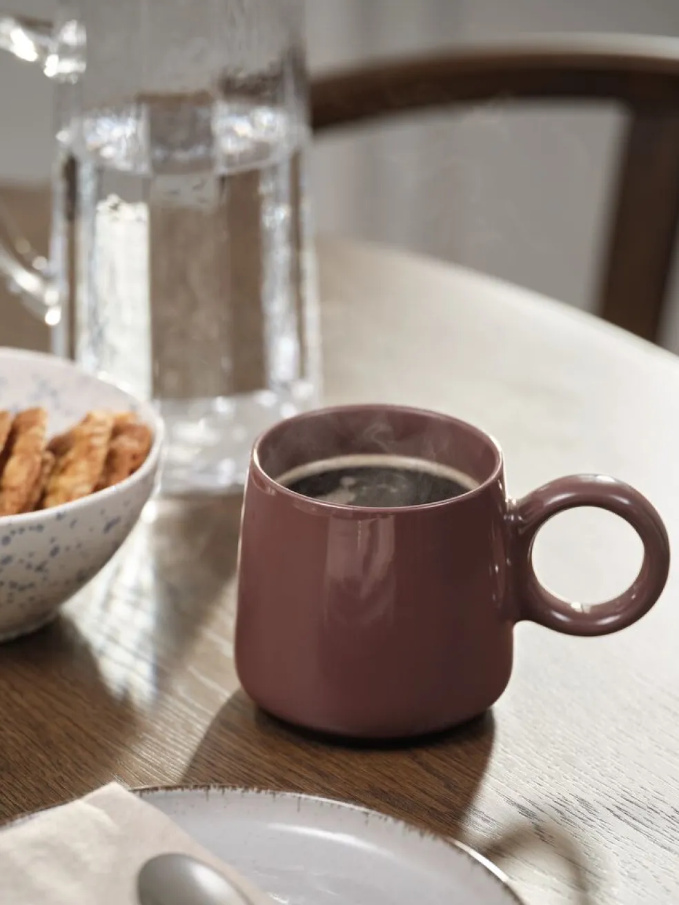 MELVINTasse MELVIN Ø10xH9cm 37cl raisin poudré