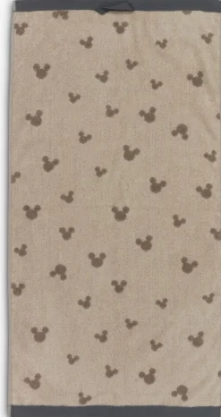 MICKEYGoldServiette de toilette Jacquard MICKEY 50x100 Disney