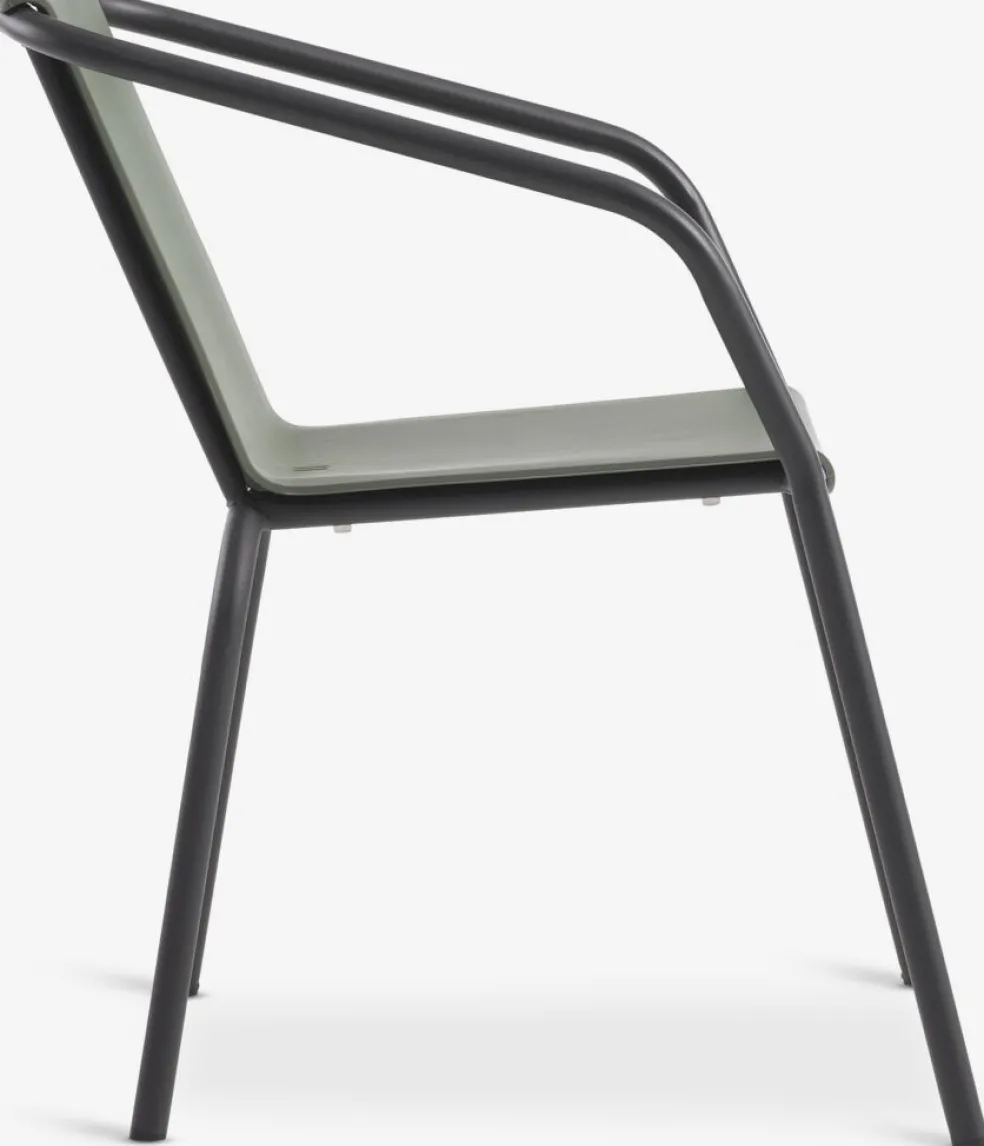 MODUMChaise empilable MODUM vert olive