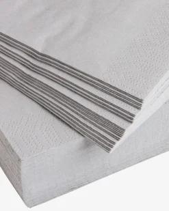 MOLTEServiettes en papier MOLTE gris 40x40 50pcs/pqt