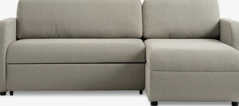 MOMMARKCanapé convertible méridienne MOMMARK tissu beige