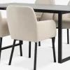 MOSELUND + SOTTRUPMOSELUND L180 table céramique + 4 SOTTRUP chaises beige/noir