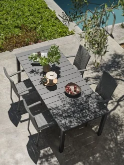 MOSSTable de jardin MOSS l95xL214/315 gris