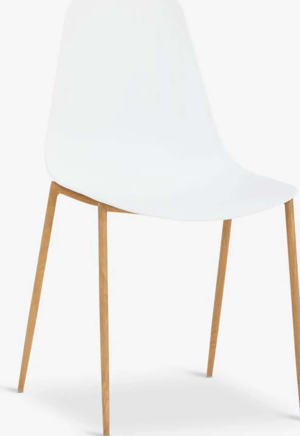 NEDERBYChaise NEDERBY blanc/coloris chêne naturel