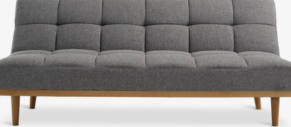 NEJEDECanapé convertible NEJEDE tissu gris clair