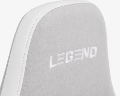 NIBEChaise gaming NIBE tissu blanc/beige