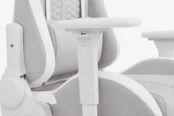 NIBEChaise gaming NIBE tissu blanc/beige