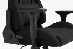 NIBEChaise gaming NIBE tissu noir/noir