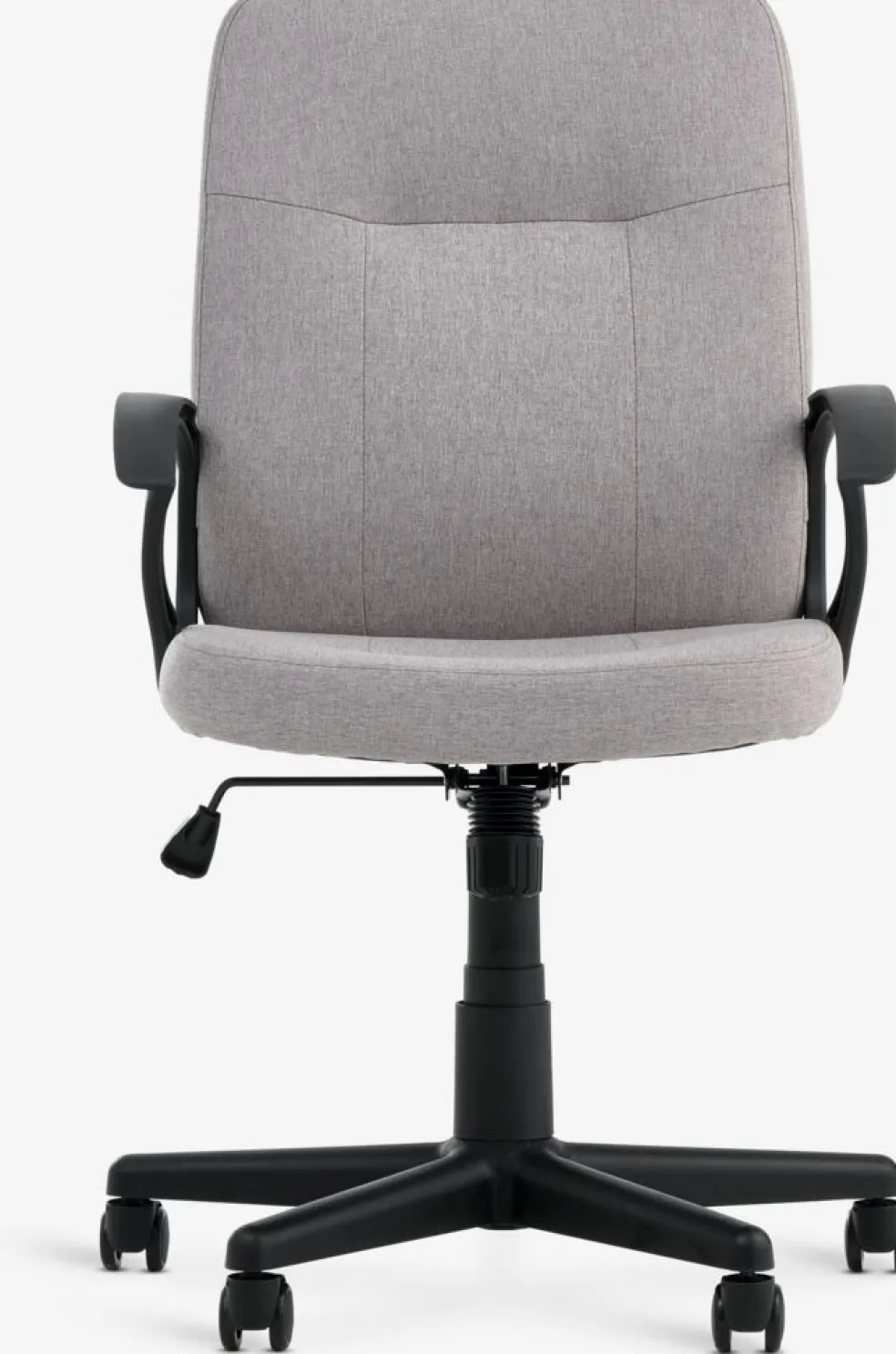 NIMTOFTEFauteuil de bureau NIMTOFTE tissu gris/noir
