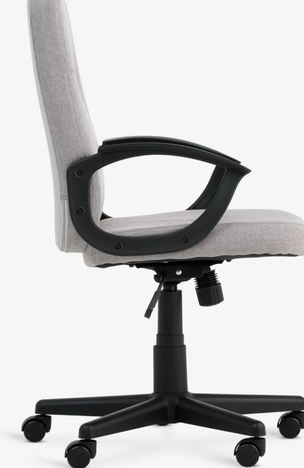 NIMTOFTEFauteuil de bureau NIMTOFTE tissu gris/noir
