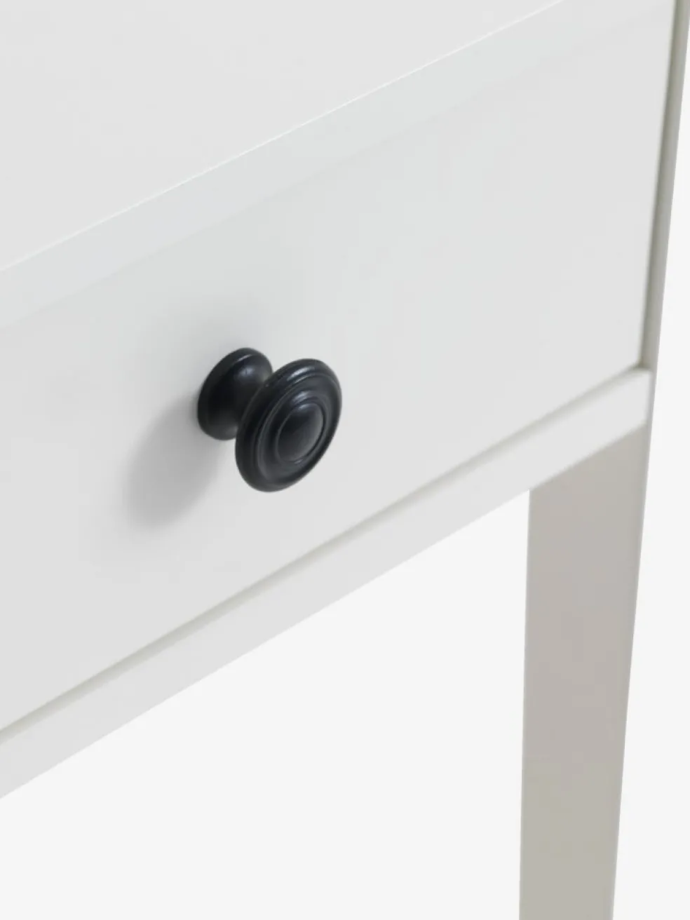 NORDBYTable de nuit NORDBY 1 tiroir 1 tablette blanc